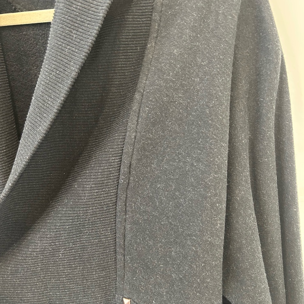 Wilfred Charcoal Open Front Cardigan - Picture 3 of 8